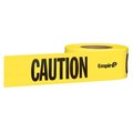 Empire Level Barricade Tape, 1000 ft L, 3 in W, CautionCuidado, Yellow Background 77-1002